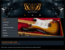 Tablet Screenshot of bnbguitars.com